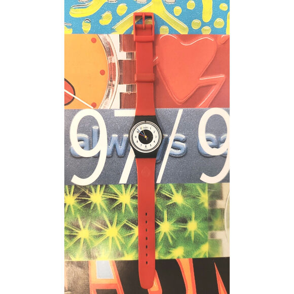 Swatch Watch CHRONO-TECH LB104 1984 Standard Ladies with box and battery - Picture 3 of 6